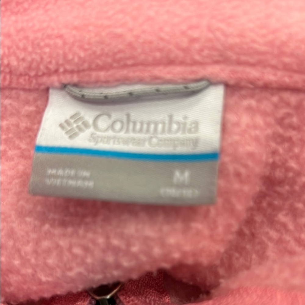 Columbia Pink Fleece Jacket